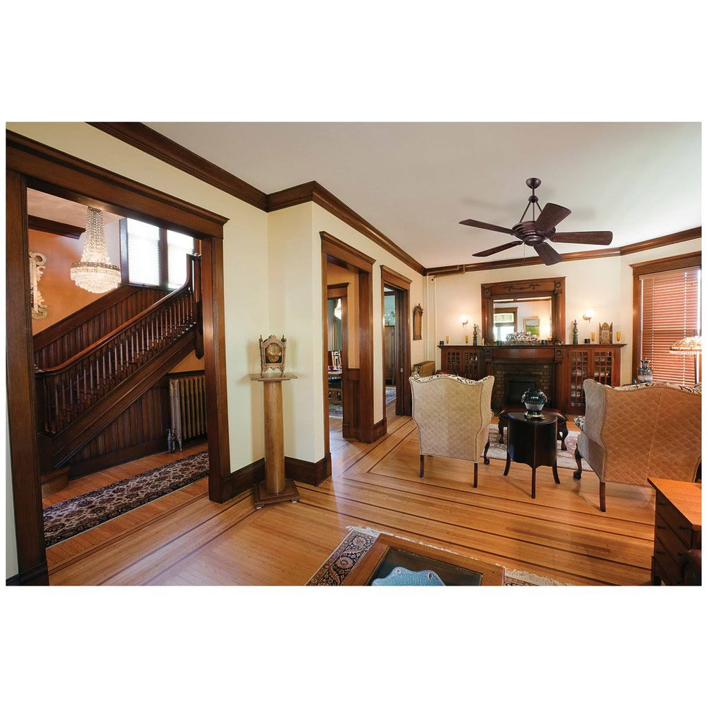 54-in Oiled Bronze Ceiling Fan B1216
