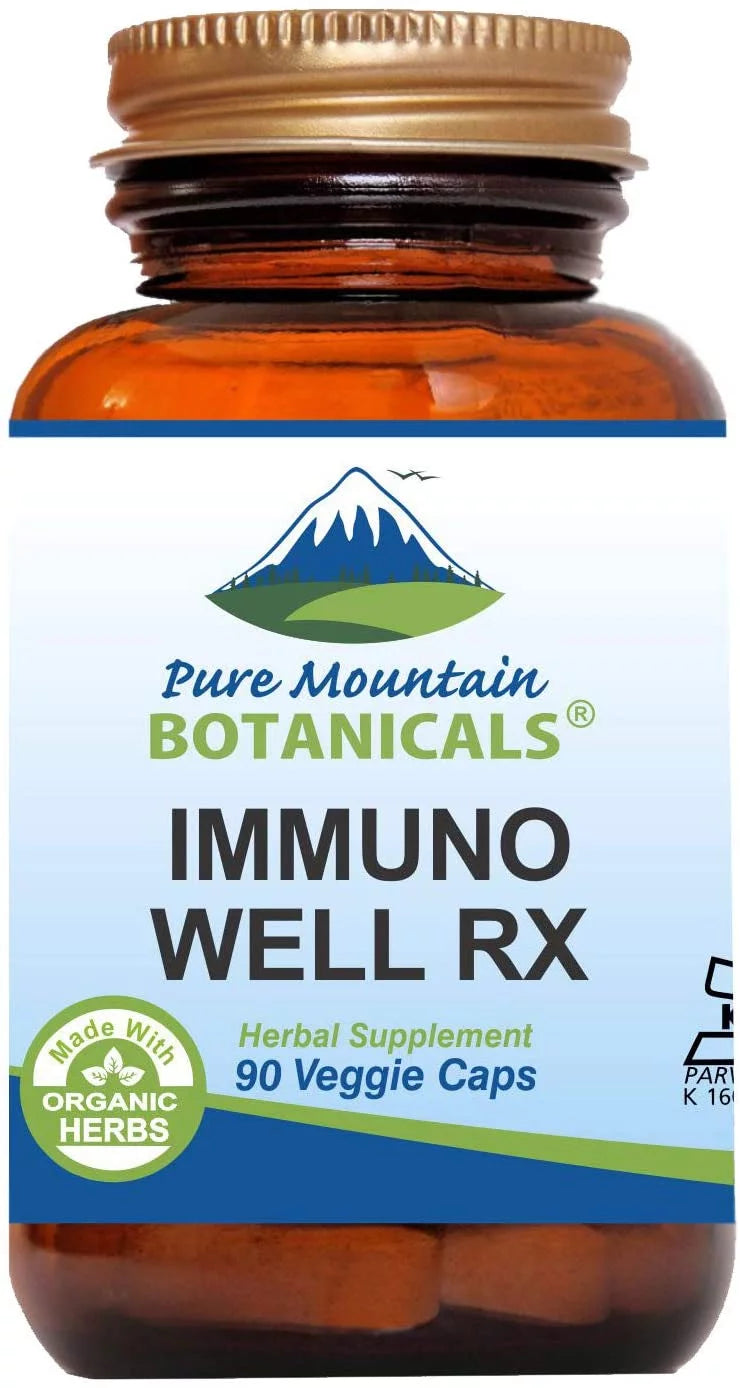 Kosher Vegan Immune Support Supplement with Organic Astragalus Echinacea 90 Caps F493379