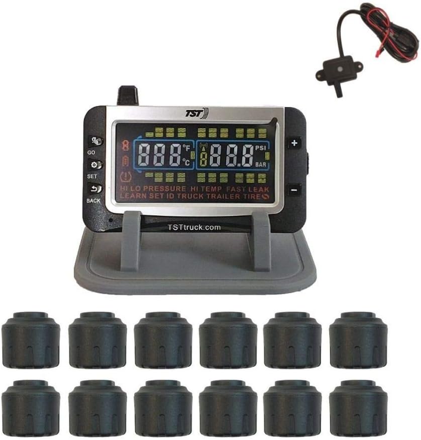 Tire Pressure Monitor with 12 Cap Sensors and Color Display H6063