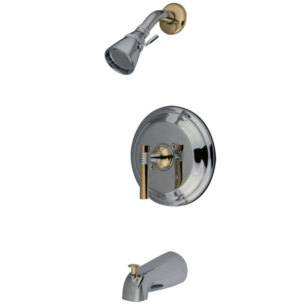 Single Handle Tub & Shower Faucet Polished Brass E57249