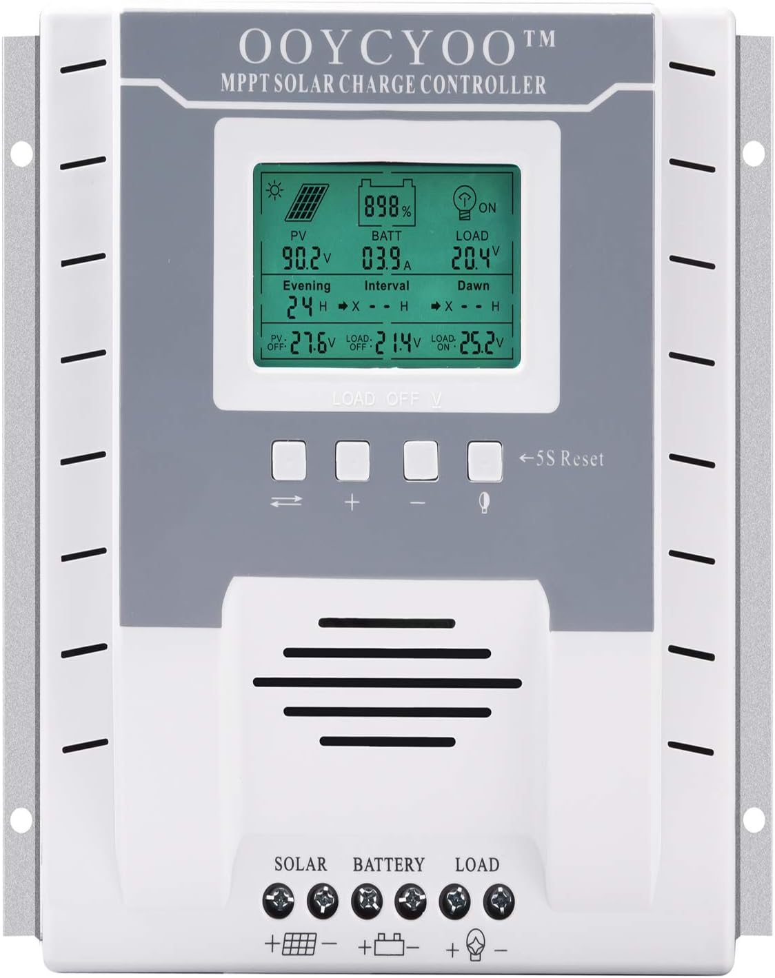 100Amp MPPT Solar Controller 100V Input LiFePO4 Lead-Acid AGM A59010