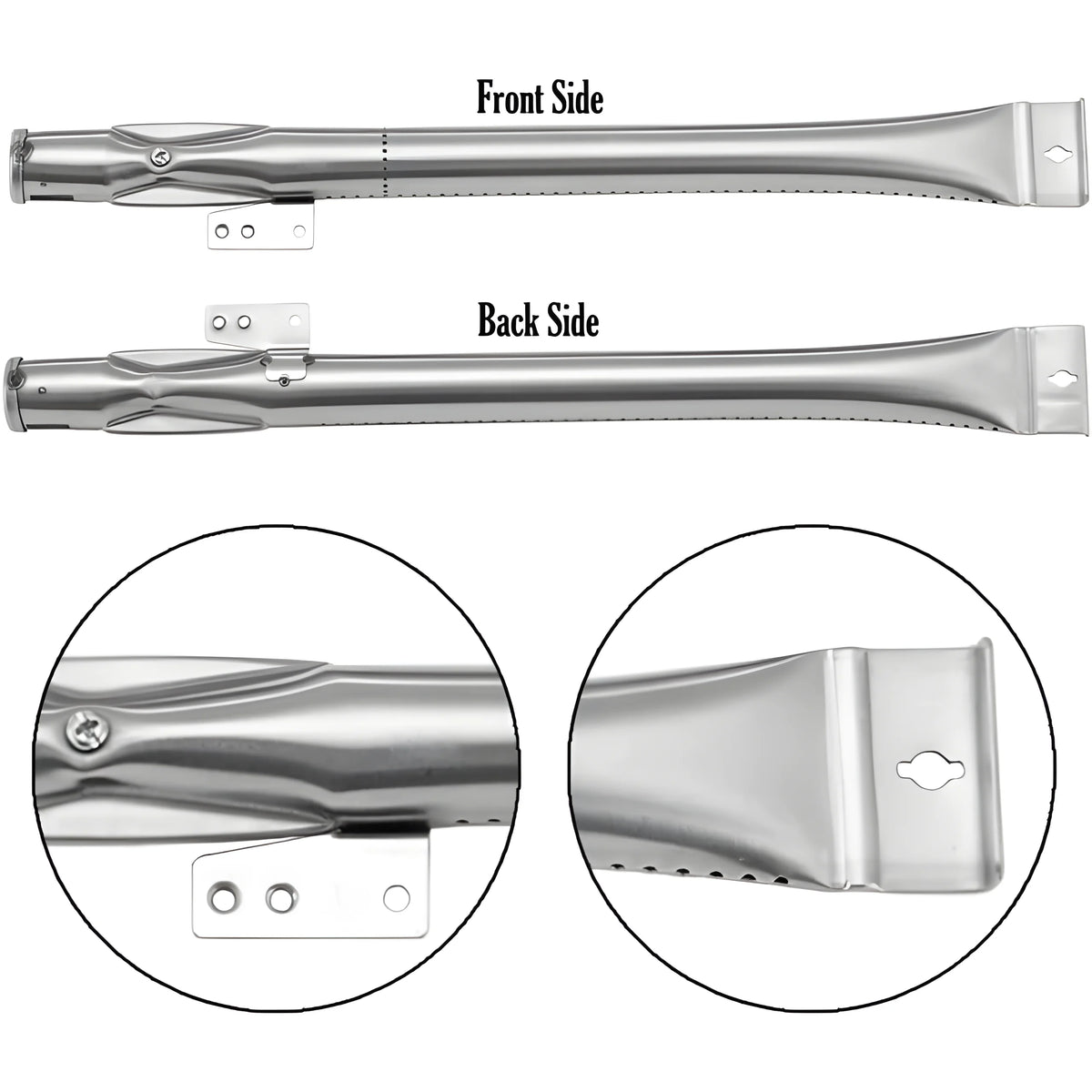 Stainless Steel Tube Burner 14 7/8 inch Set of 4 M265793