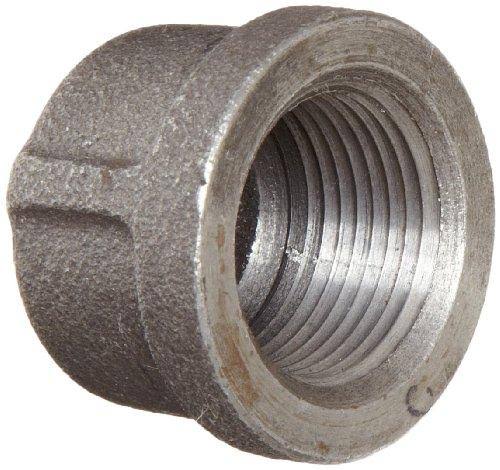 Malleable Iron Pipe Fitting Cap 3x22 NPT Female Black Finish I925