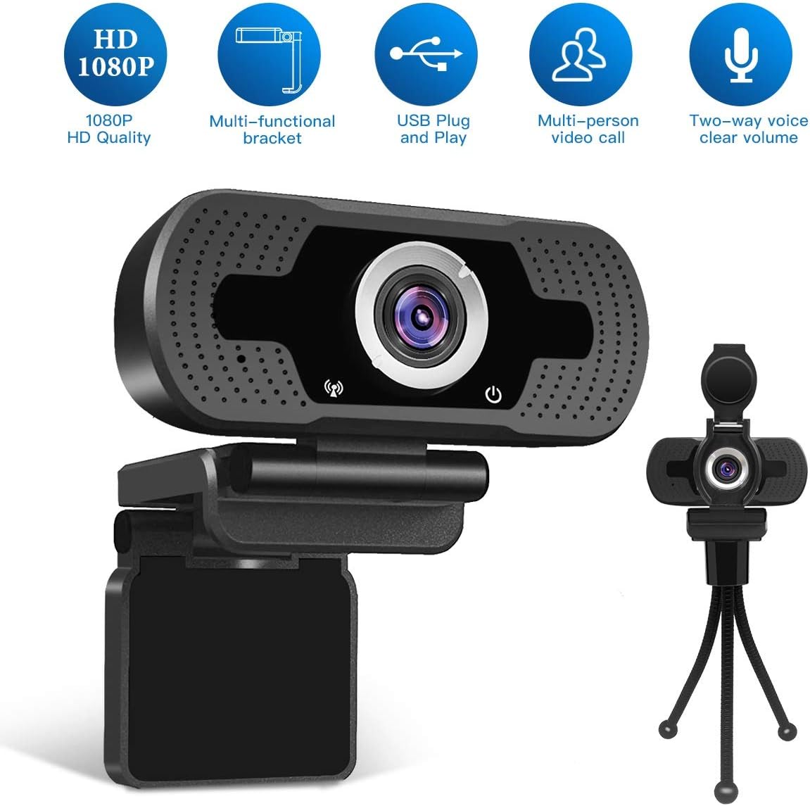 Pack of 2 Black Mini Camera Tripod Stand K647