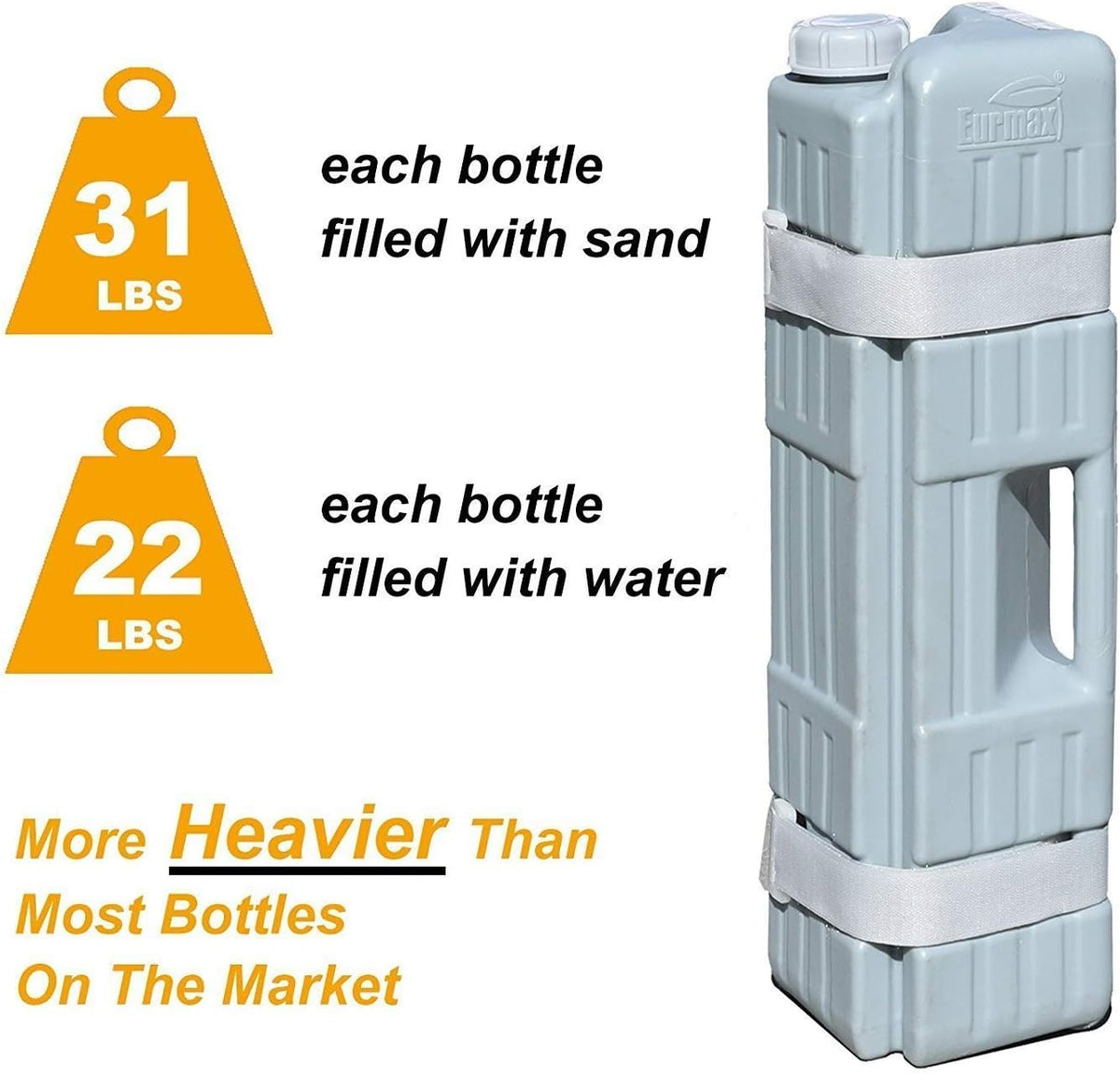 4 Pcs Water Weight Bag for Gazebo Canopy Tent A3703