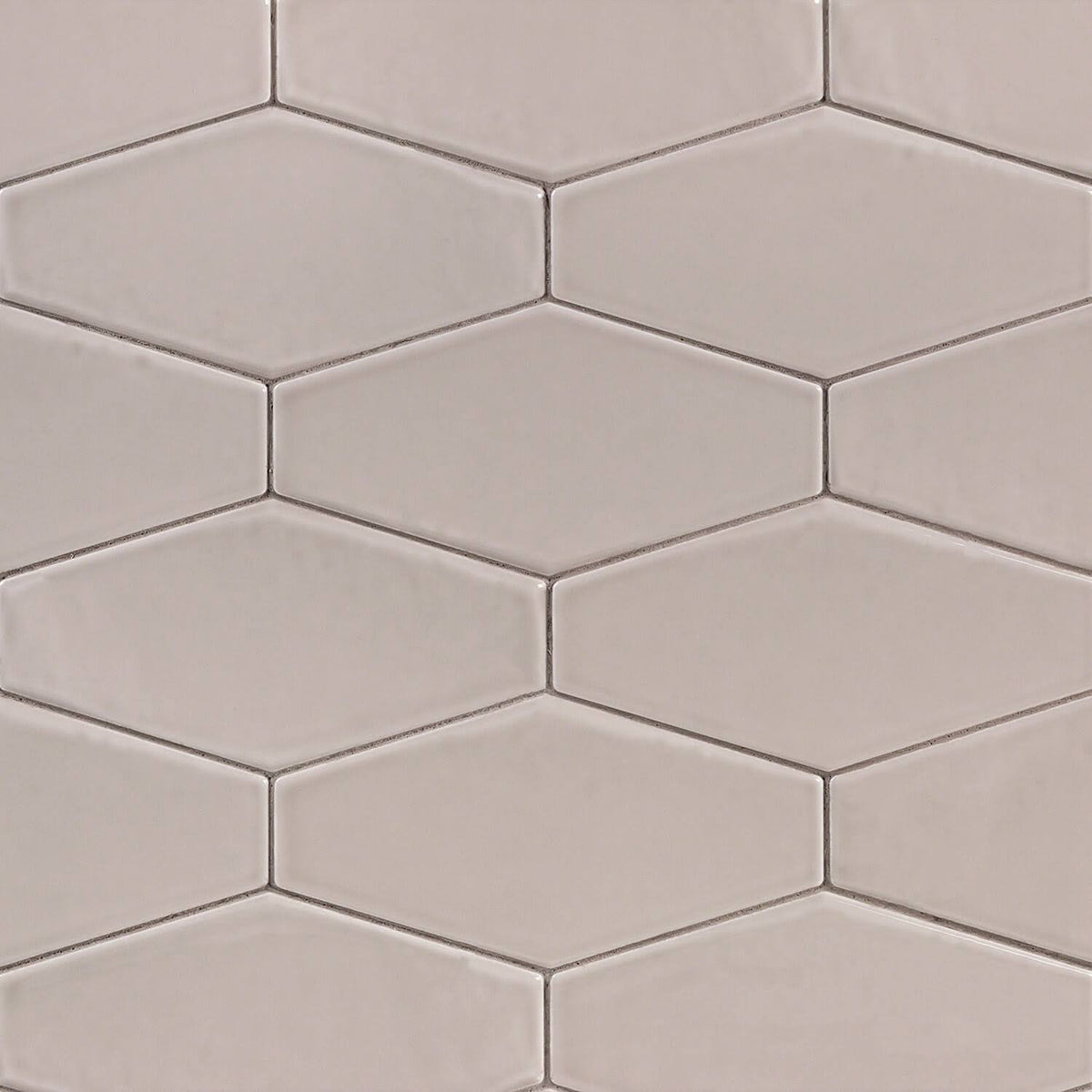 Hexagon Taupe 4x8 Ceramic Wall Tile D795