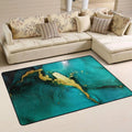 Green Marble Area Rug W534384