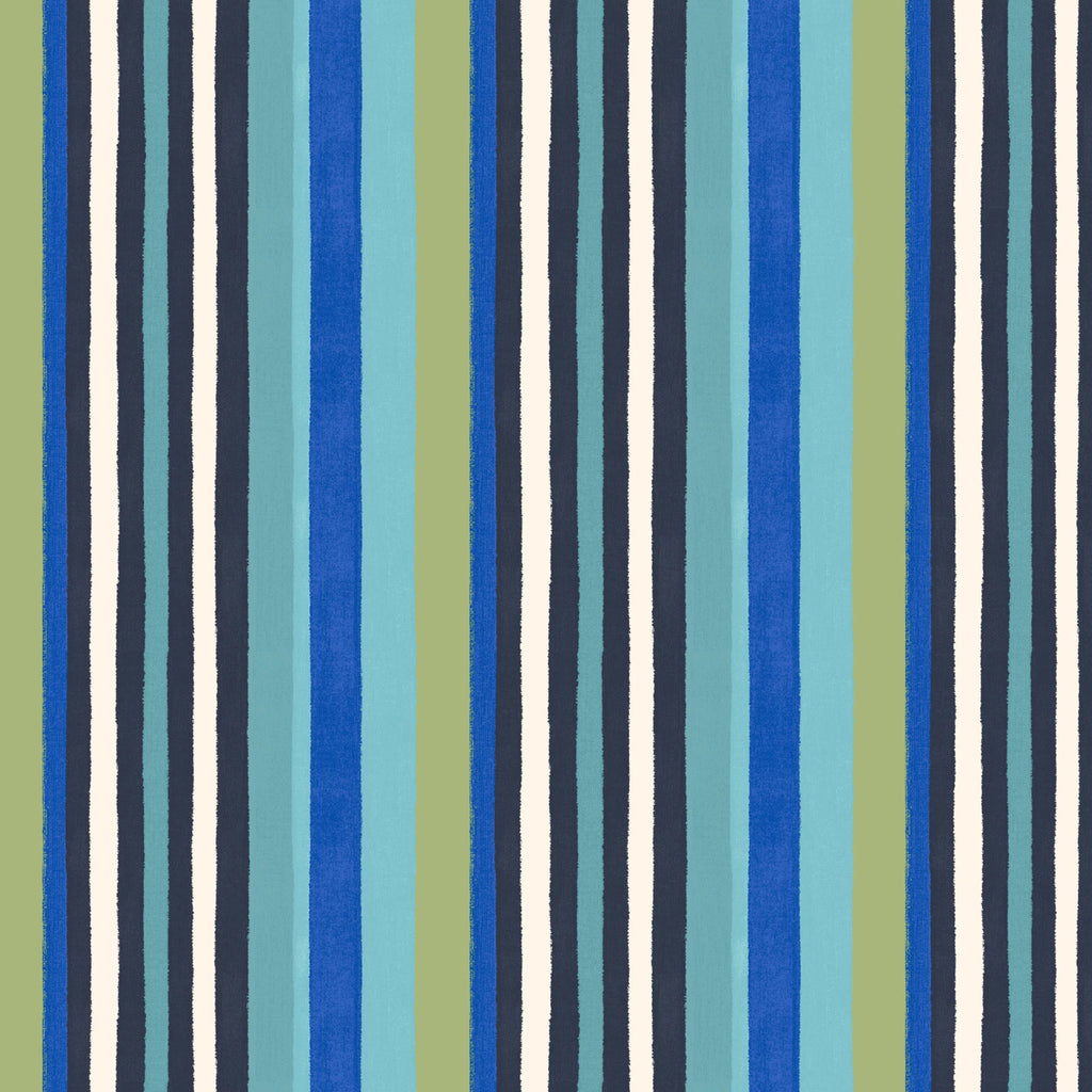 Multi-color Stripe Patio Chair Cushion S45696