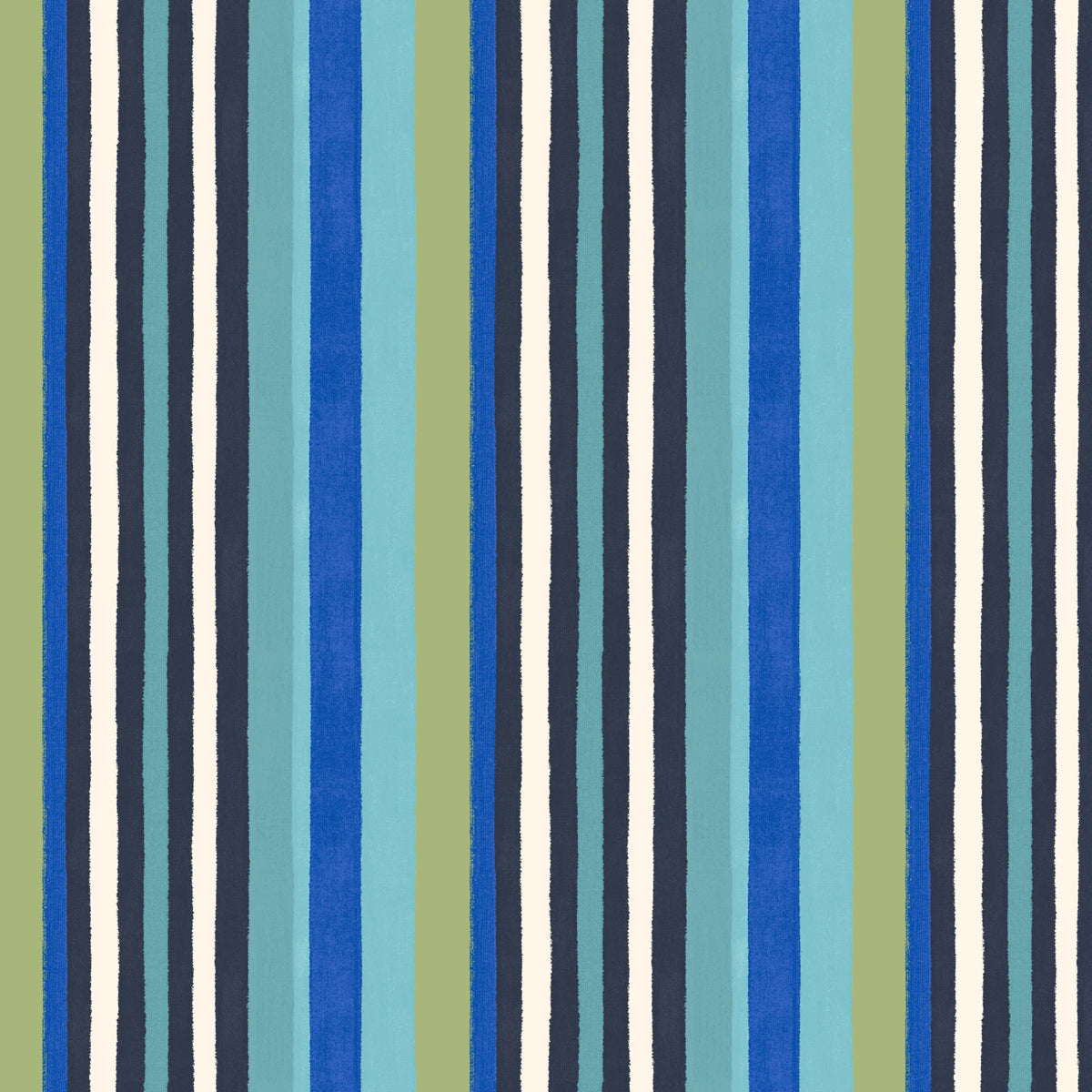 Multi-color Stripe Patio Chair Cushion S45696