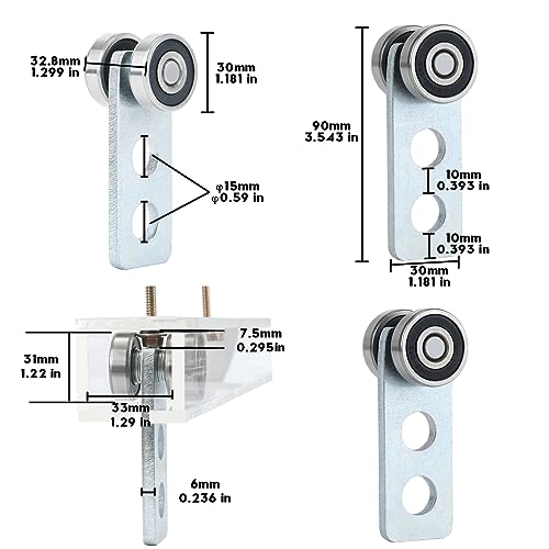 Trolley Assembly Rollers with Bearing X127