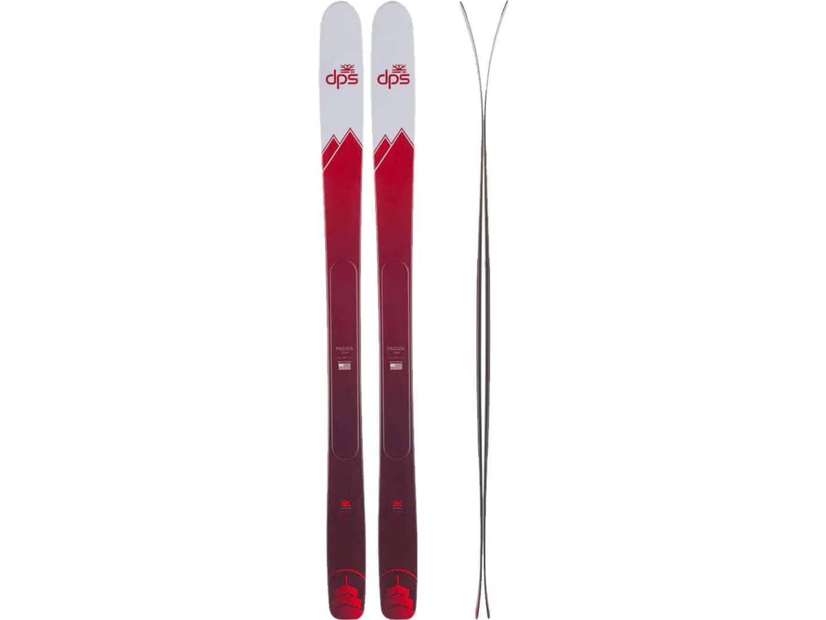 Deep Red 163cm Tour Skis C394494