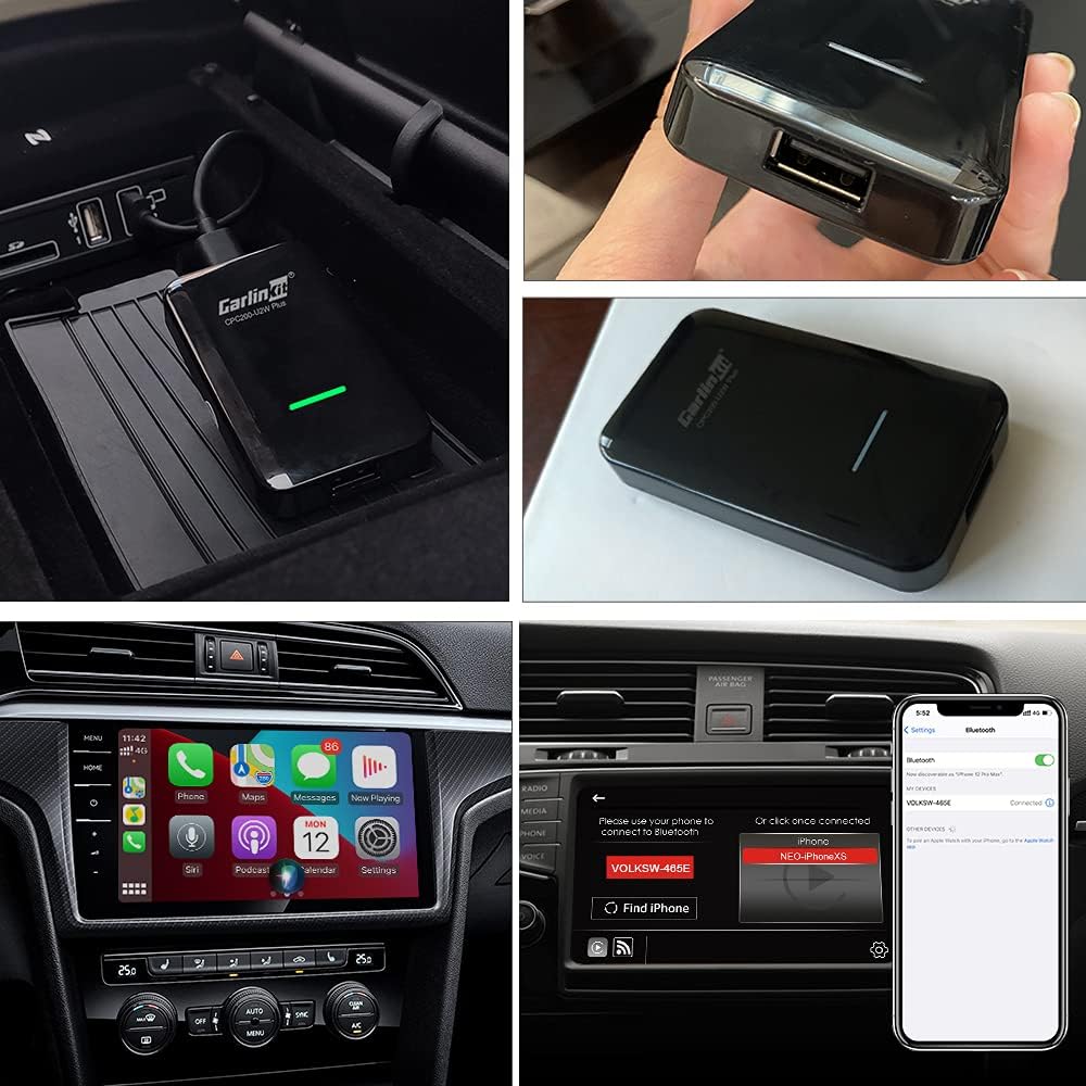 Wireless CarPlay Adapter Plug and Play T15775