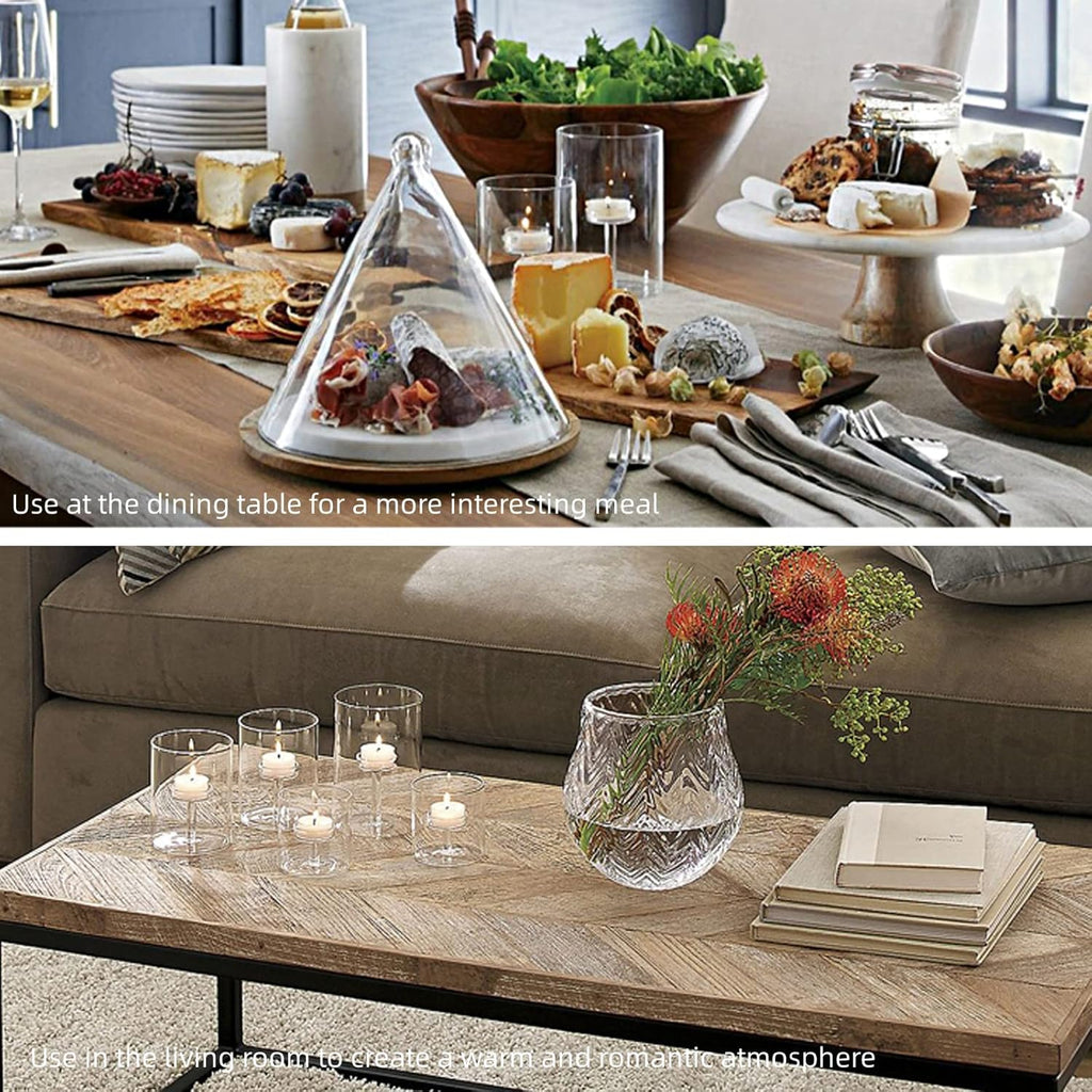 Clear Cylinder Hurricane Glass Candle Holder Set of 3 K176759