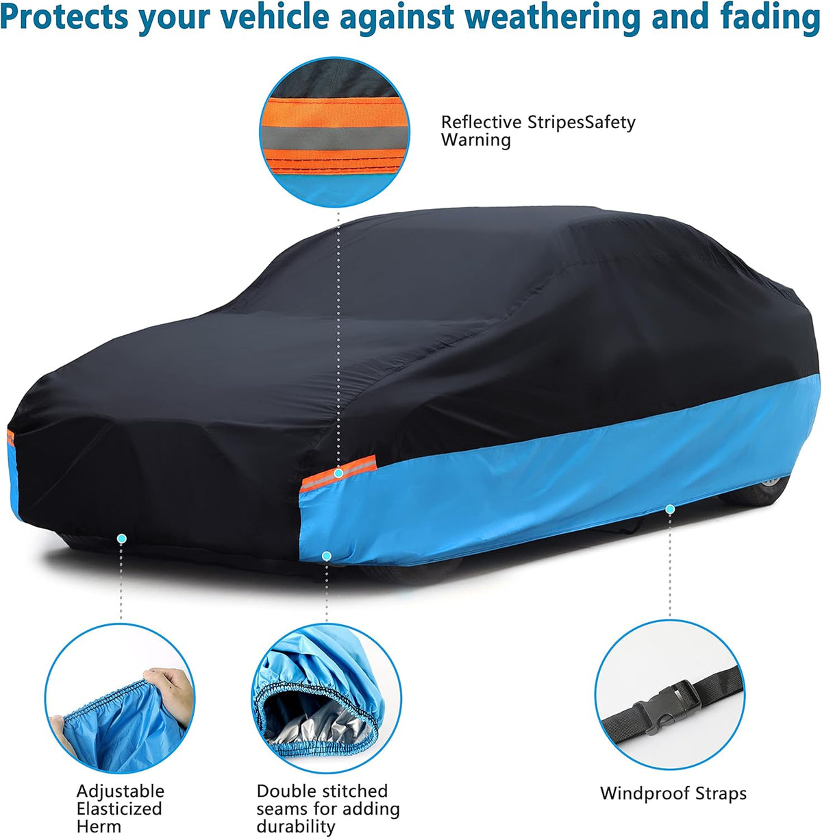 Waterproof All Weather Full Car Cover J93156