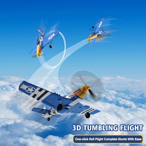 4 Channel RC Plane P-51D Mustang Fighter H870