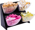 Black Stainless Steel Coffee Accessory Caddy with 4 Compartments K517779