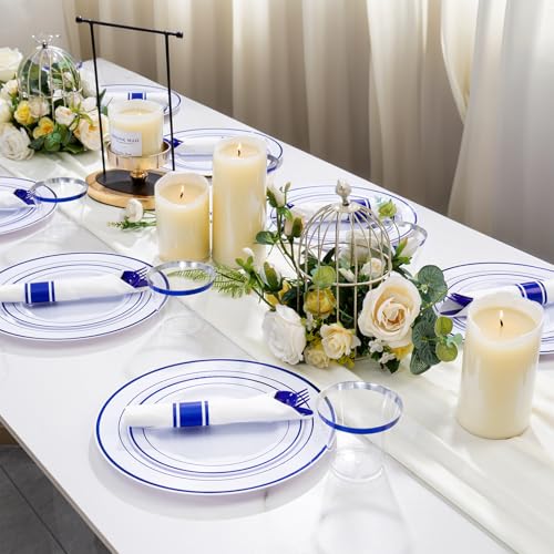 350-Piece Gold Disposable Plates and Cutlery Set O736990