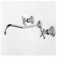 Biscuit Wall Mount Lavatory Faucet Q275