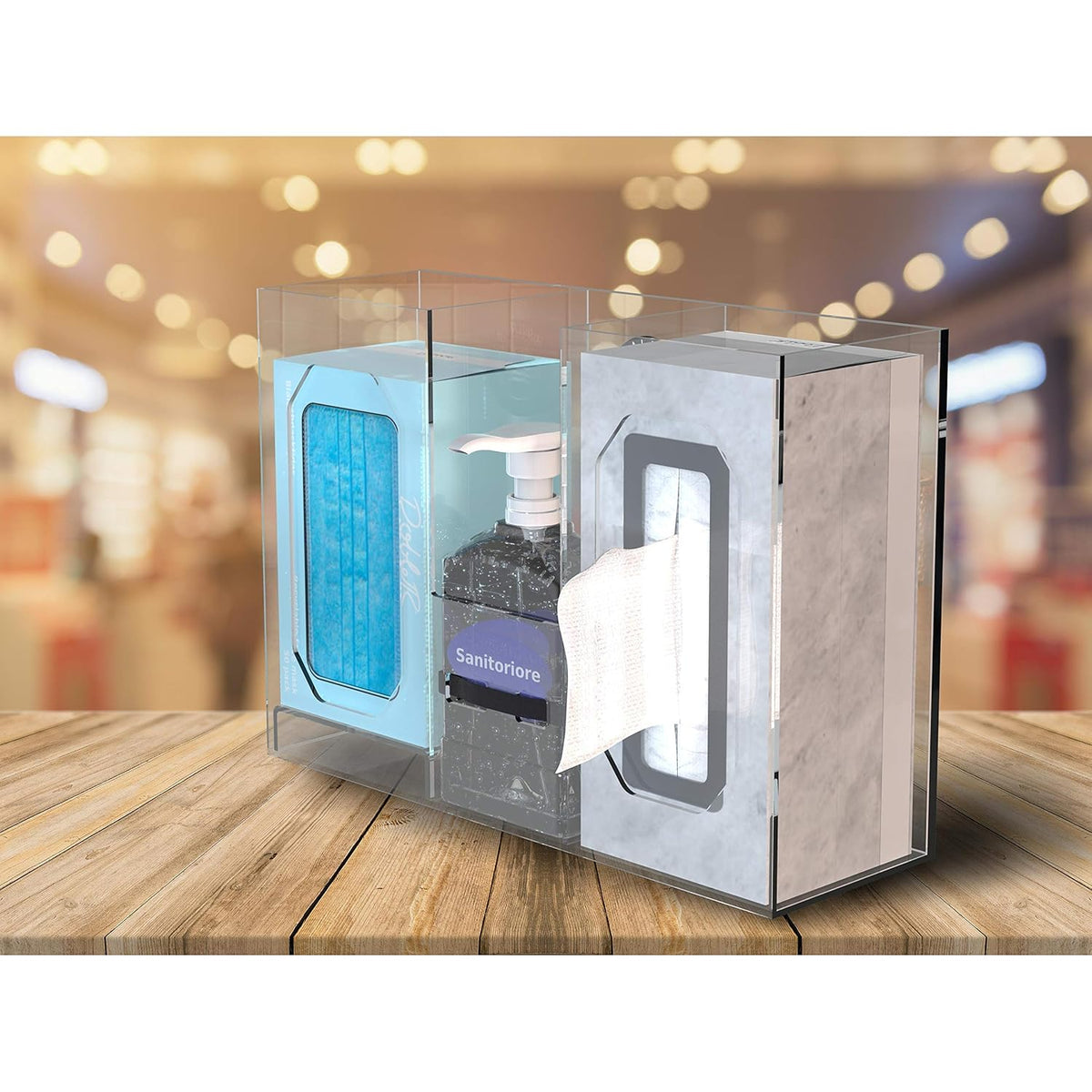Pack of 2 Wall Mountable Dispenser and Holder A413