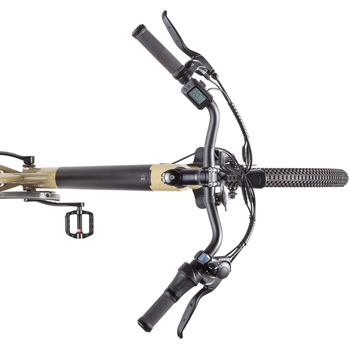 16" 7-Speed Electric Bike with Rear Rack Z478