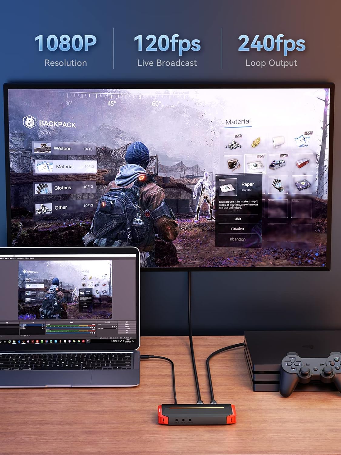 4K Video Capture Card with HDMI Loop-Out C6002