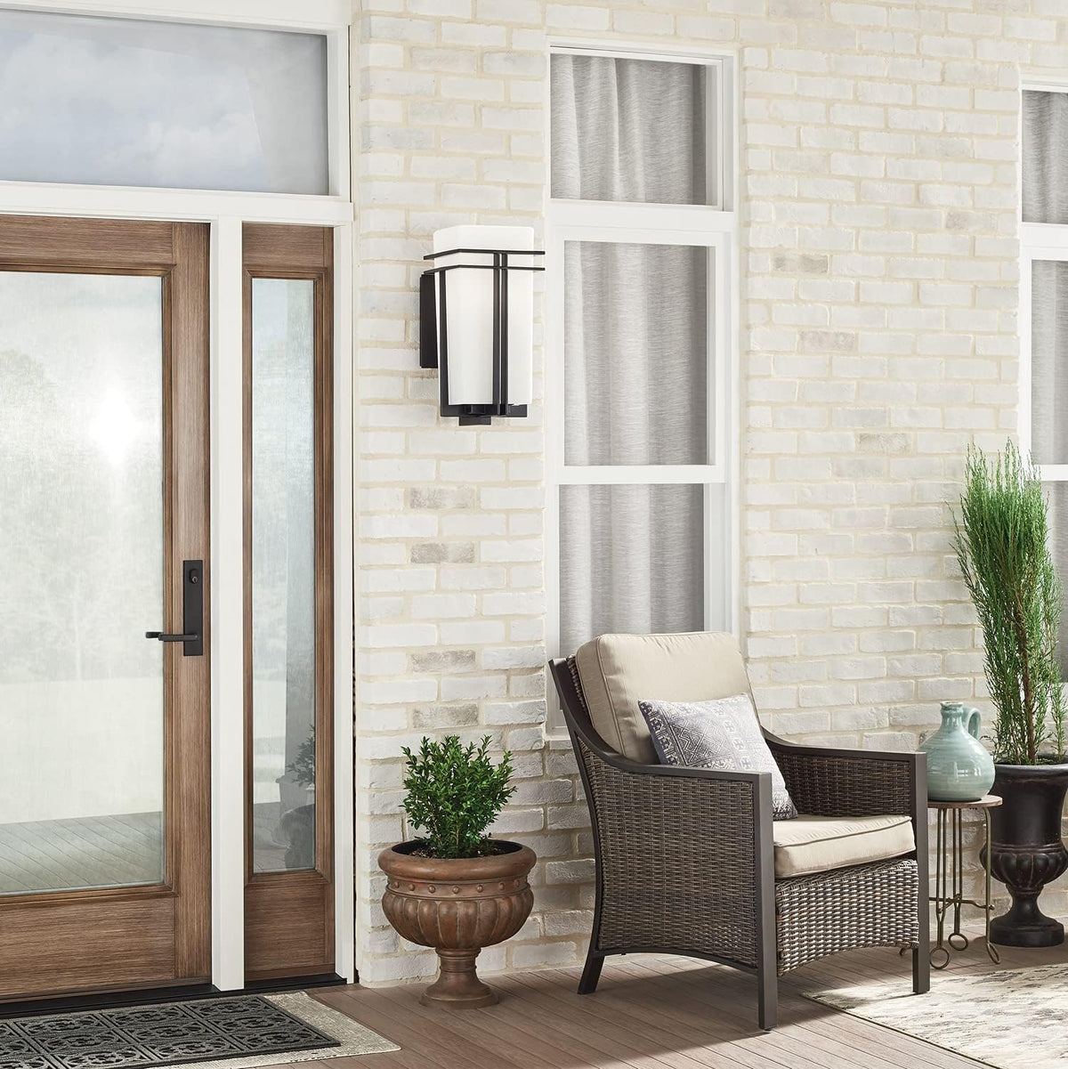Black Outdoor Post Light S89964