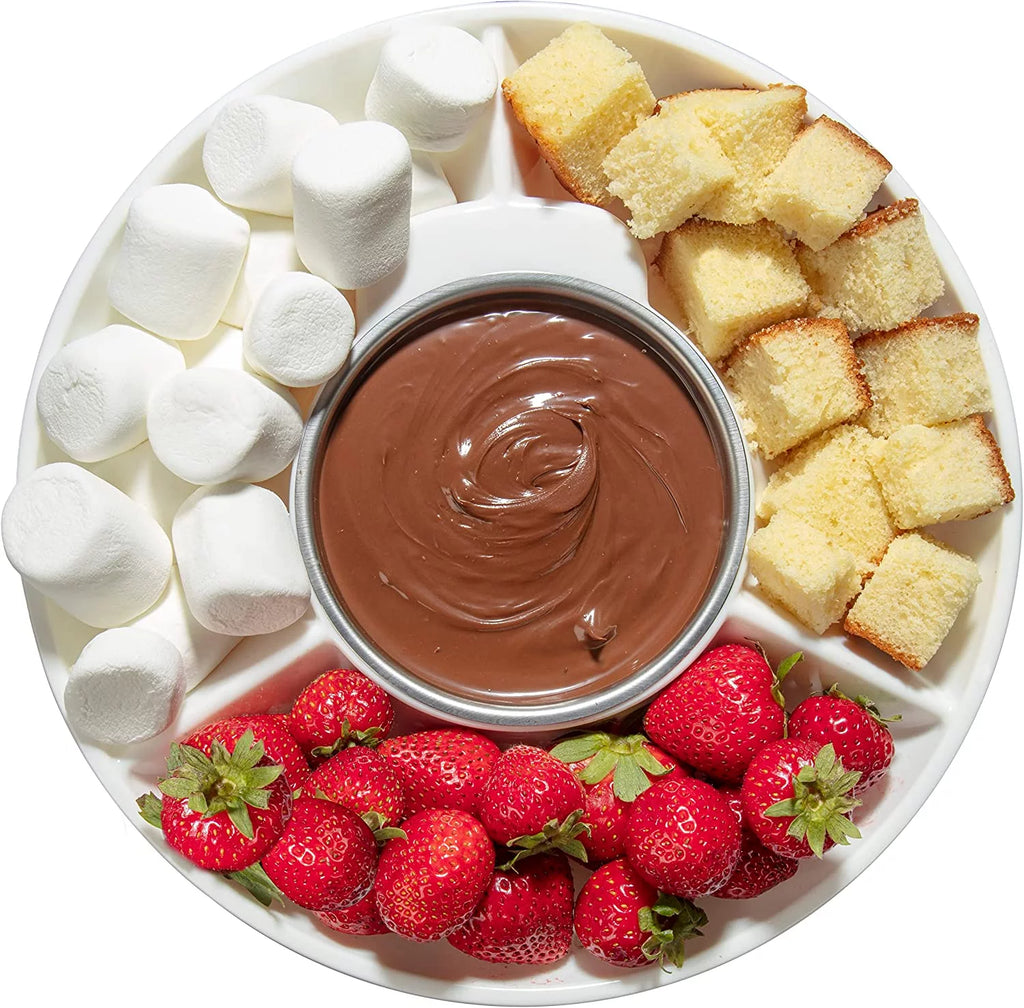 Electric Fondue Maker Set with 4 Forks W606