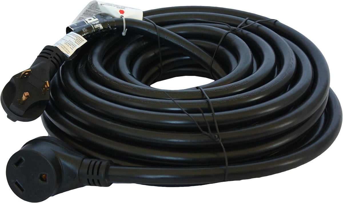 30 Amp RV Electrical Power Extension Cord 50 ft Yellow C47413