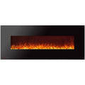 72" Wall Mounted Electric Fireplace with Pebbles E782876