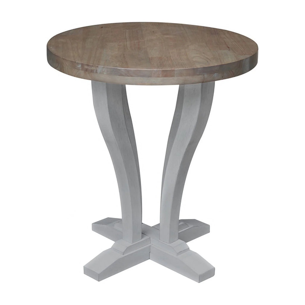 Solid Wood Round End Table C858109