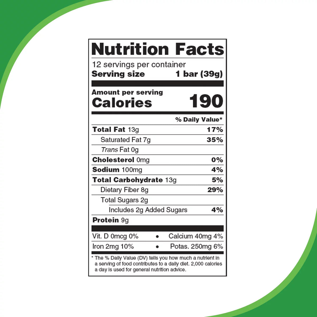 Mint Chocolate Chip Keto-Friendly Protein Bar 12 Count K428376