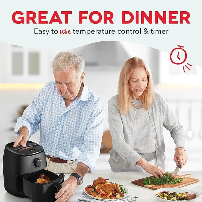 2.6 Qt. Black Electric Air Fryer Oven D30842
