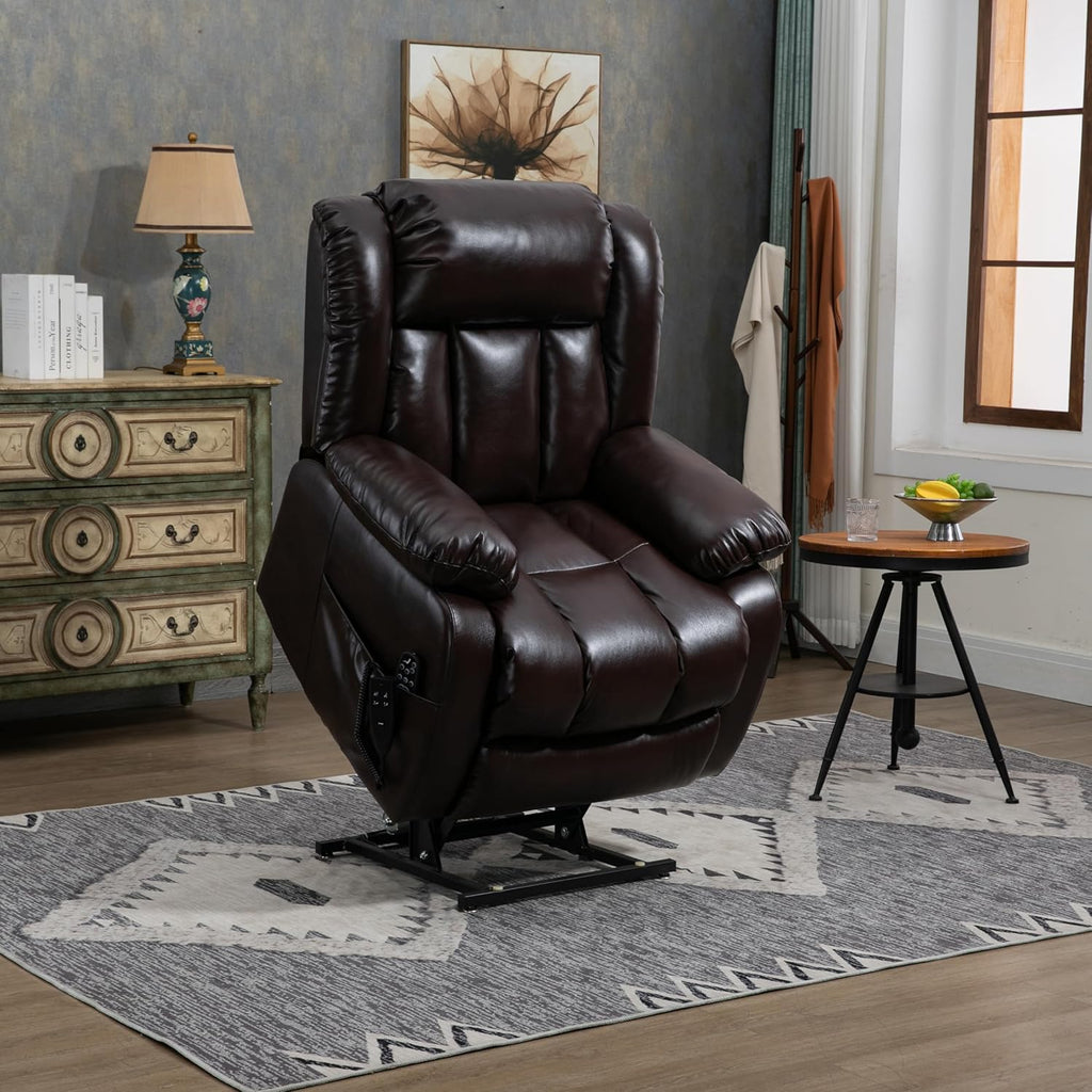 Dual Motor Electric Power Lift Recliner Chair with Massage and Heat P778