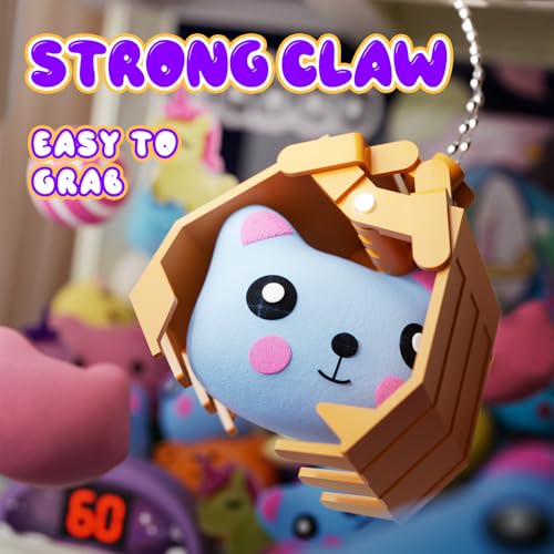 Large Claws Machines for Kids, Unicorns Toys, Candy Dispenser Games Mini Vending Toy with Slap Bracelet E656