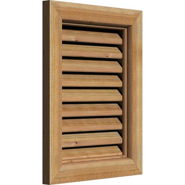 Unfinished Functional Vertical Gable Vent H54641