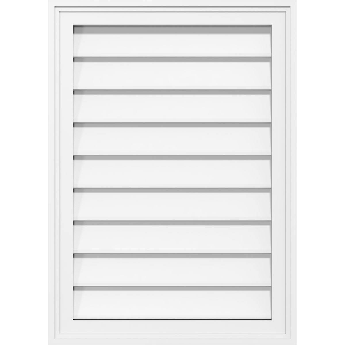 24x22W x 30x22H PVC Gable Vent with Brickm H658844