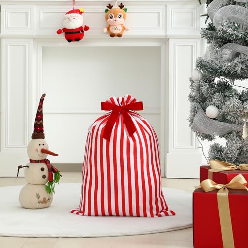 Large Canvas Christmas Gift Bag L3861