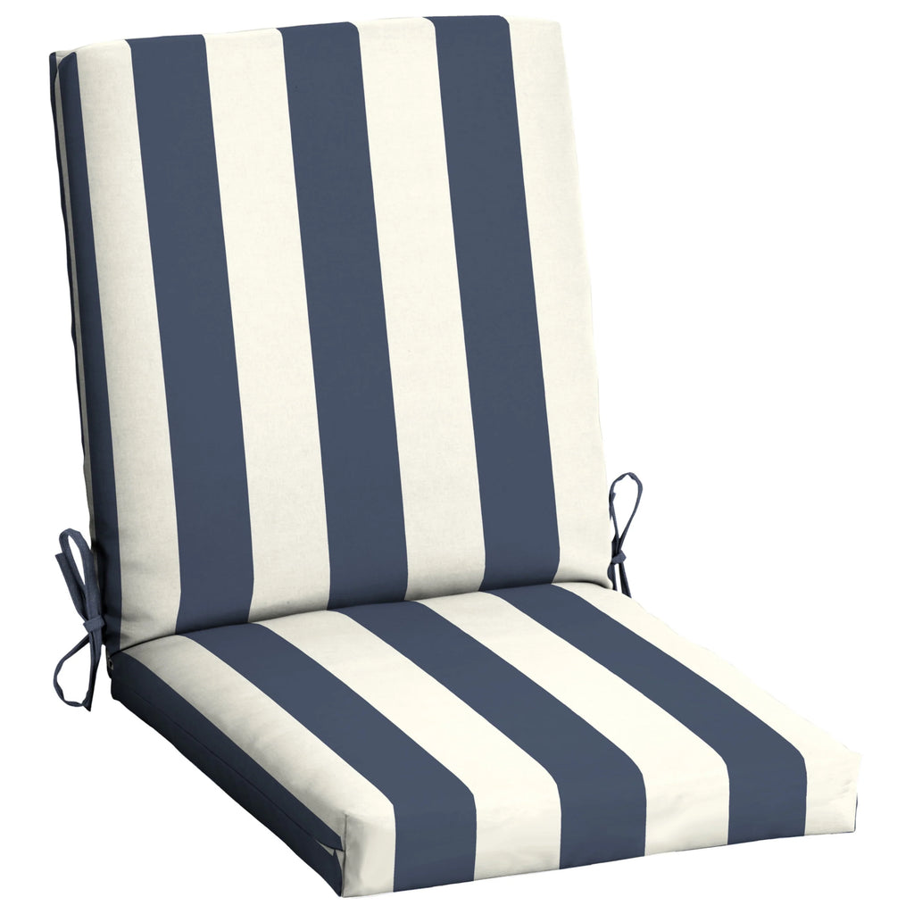Multi-color Stripe Patio Chair Cushion S45696