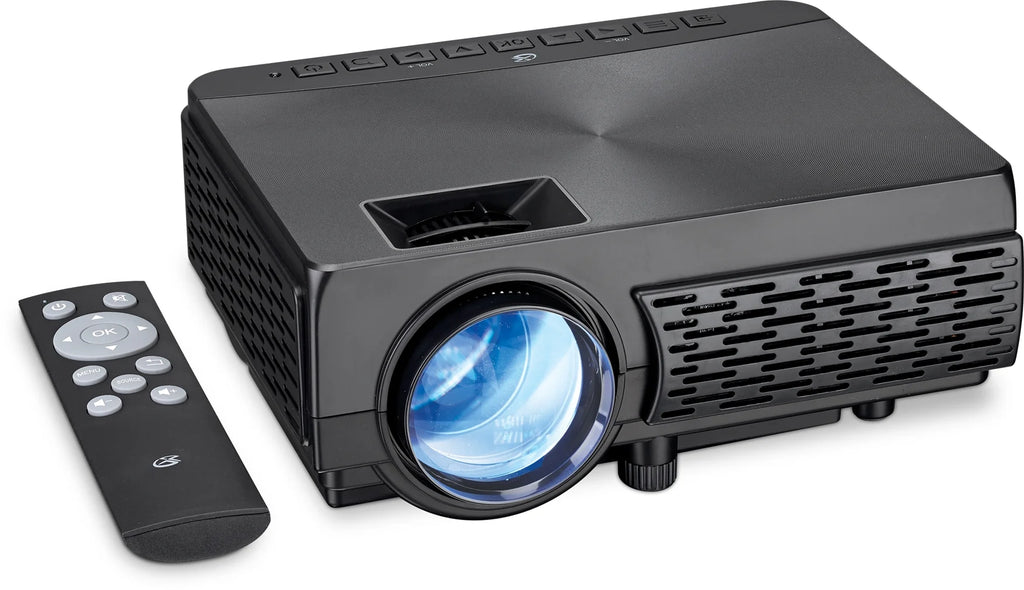 Video Projector with Screen and Bluetooth Speaker W49606