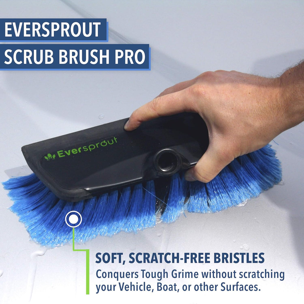 7-to-25 Foot Car Wash Kit with Extension Pole, Scrub Brush, Squeegee, Carwash Mitts, Microfiber Towels W160832