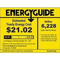 54-in Oiled Bronze Ceiling Fan B1216