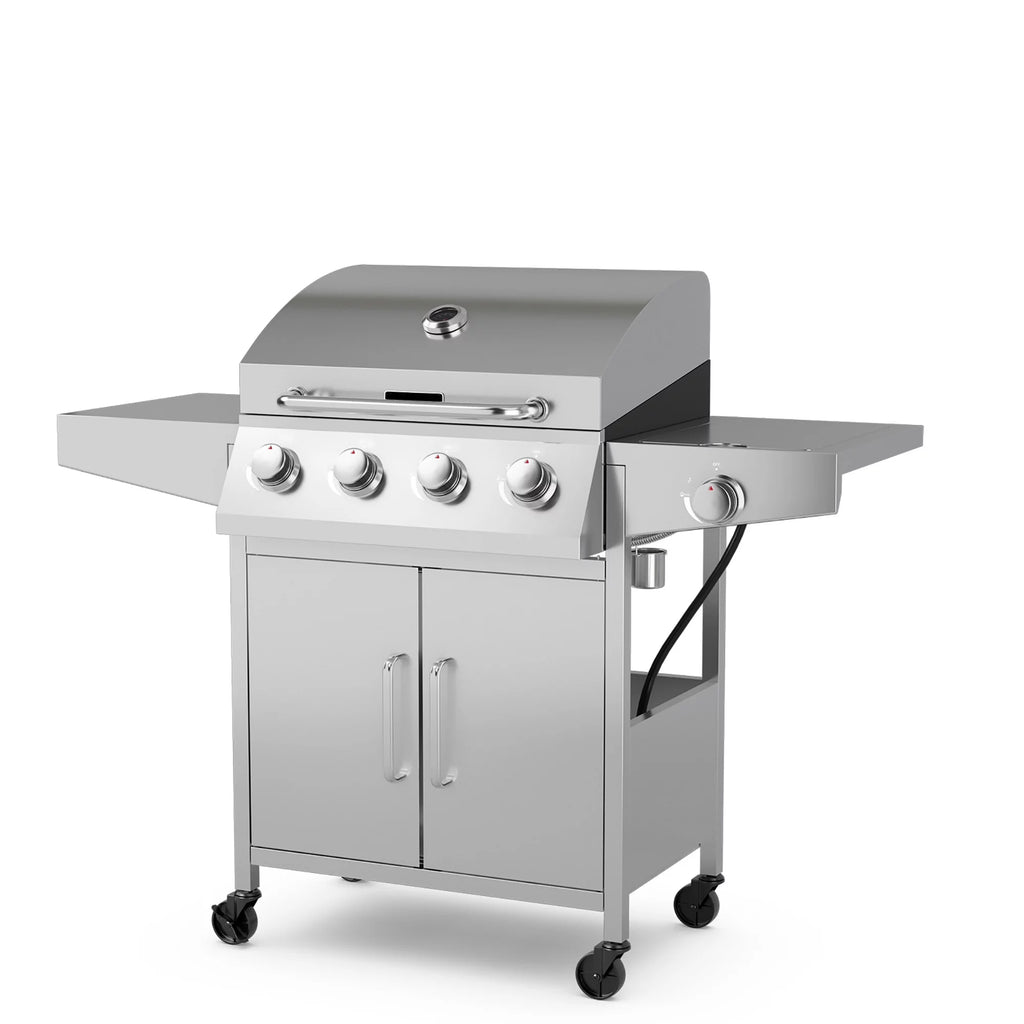 5-Burner Propane Gas BBQ Grill with Side Burner E506879