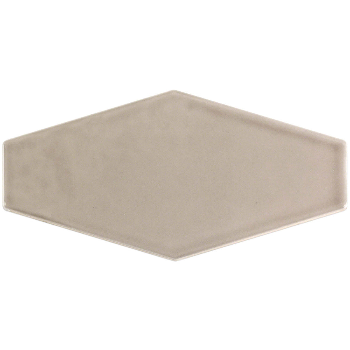 Hexagon Taupe 4x8 Ceramic Wall Tile D795