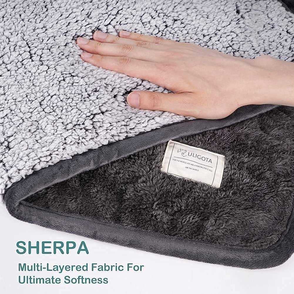 Waterproof Plush Reversible Sherpa Pet Blanket B870883