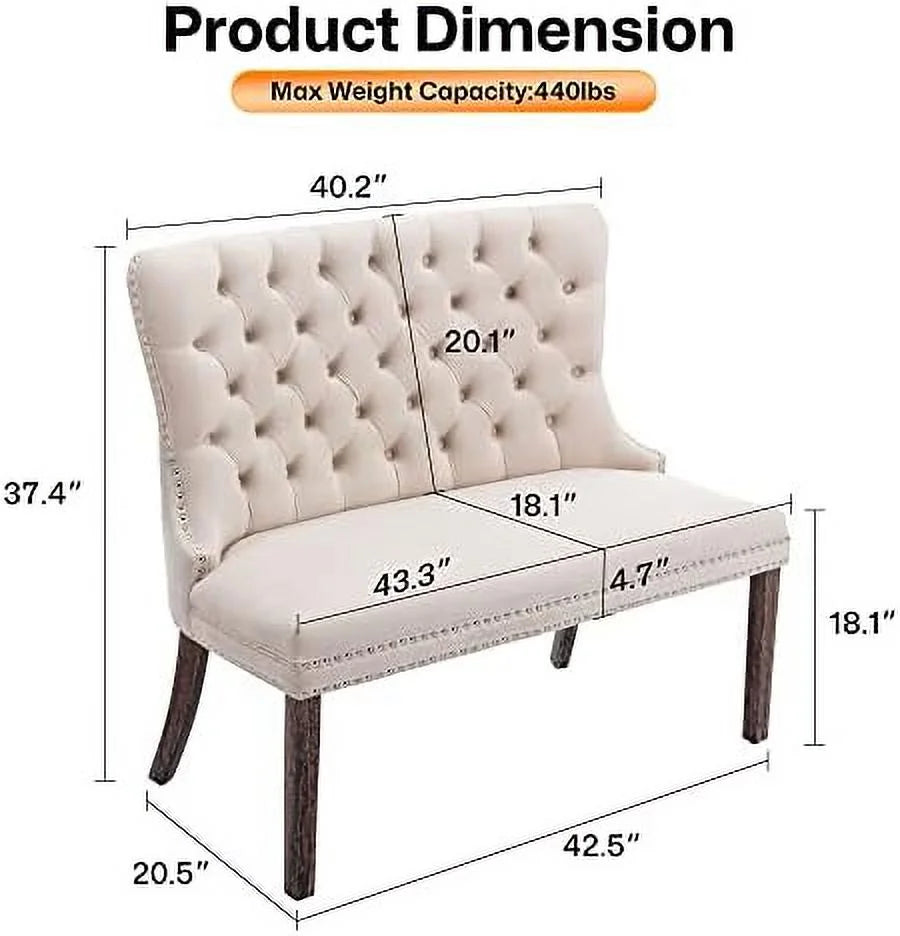 Velvet Tufted Back Dining Chairs with Gold Metal Legs S254