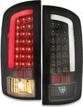 LED Taillight Pair Clear Lens Black Housing G87381
