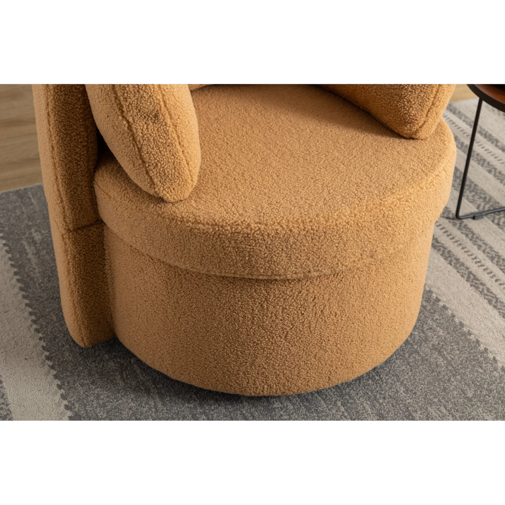 Brown Swivel Storage Chair L46712