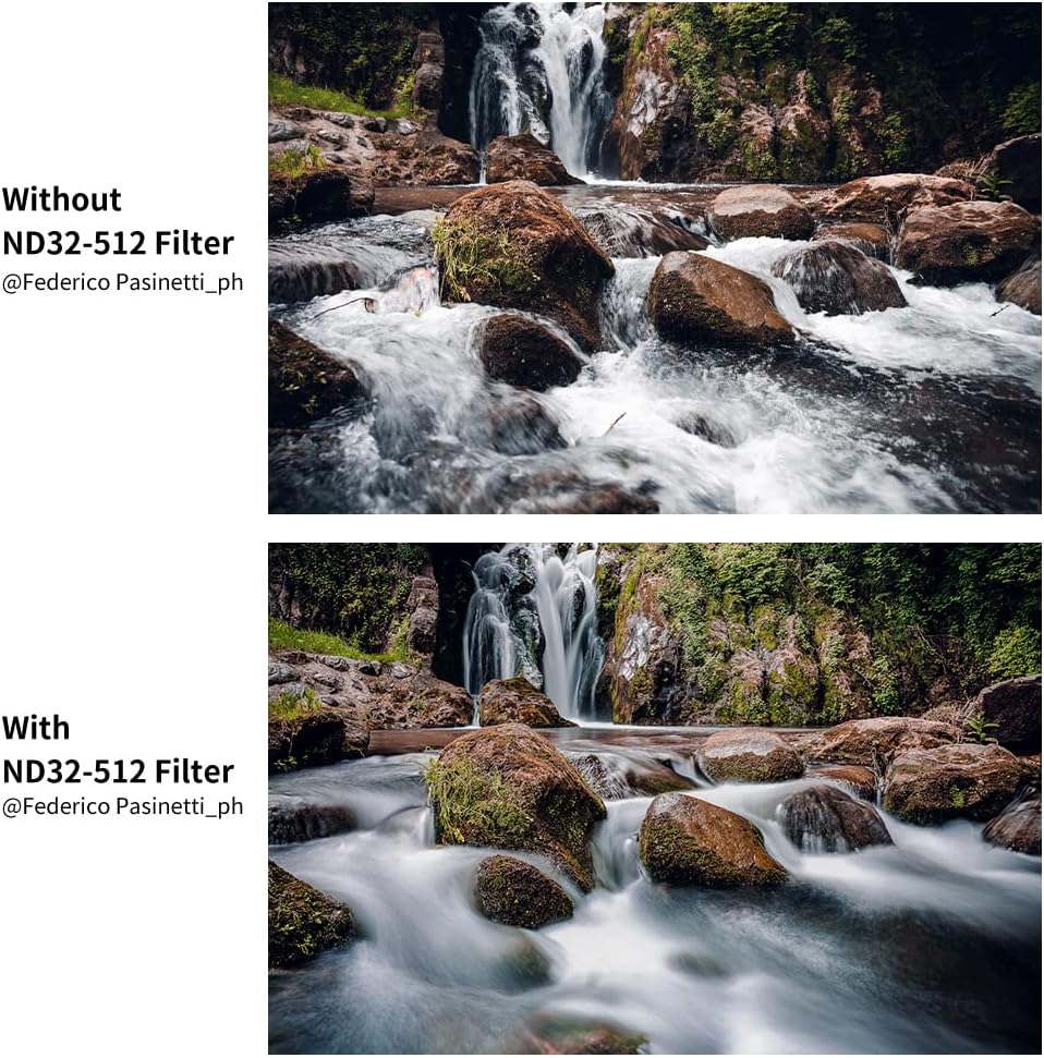 52mm Variable ND Filter ND32-ND512 HD Neutral Density Lens Filter A980273