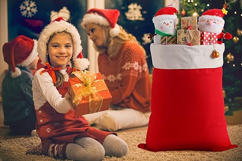 Large Canvas Christmas Gift Bag L3861