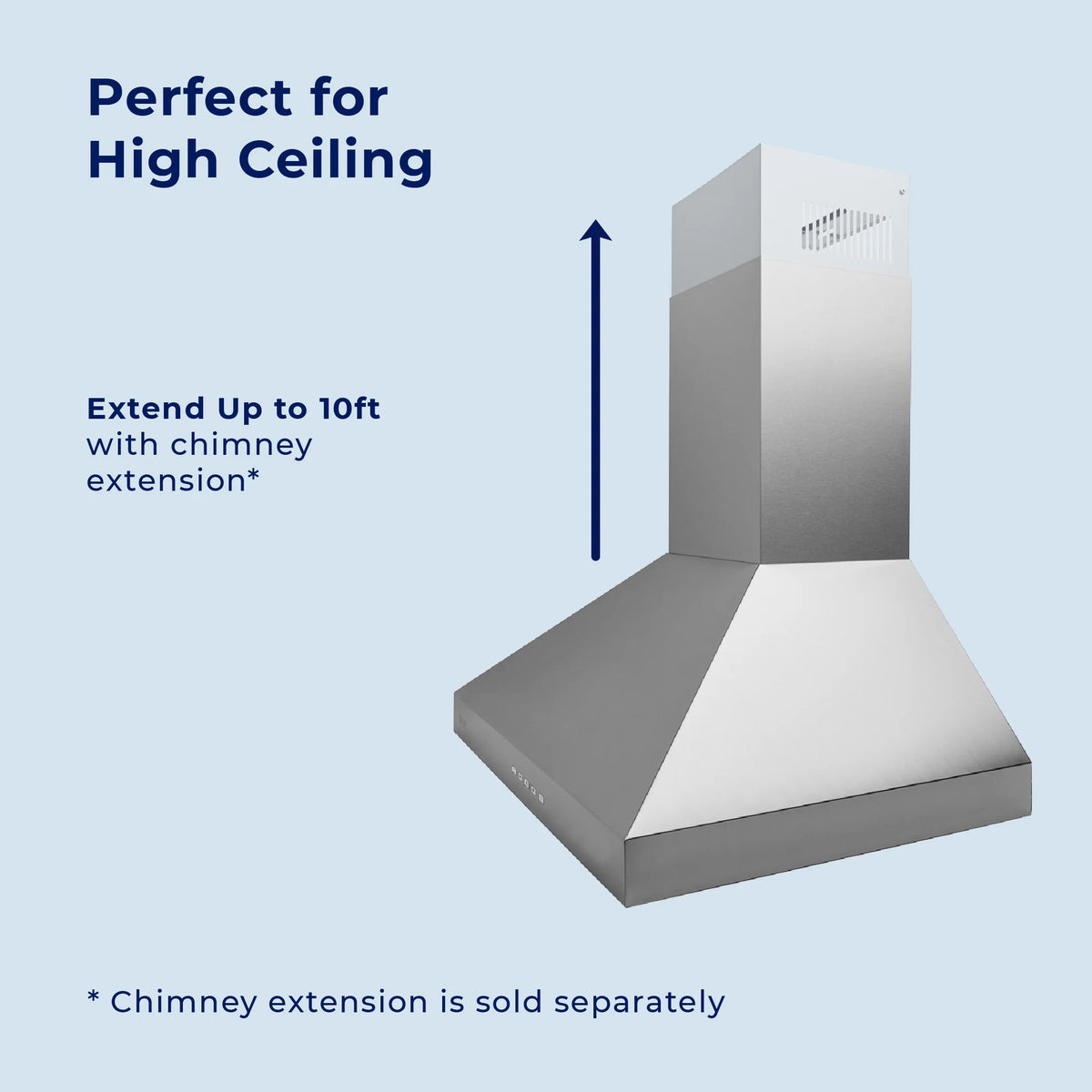 30” Matte Black Wall Mount Range Hood E26566